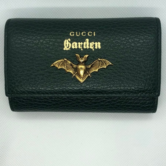 Gucci Garden Gg Bat Marmont Leather Key 